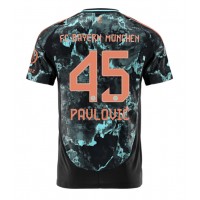 Camisa de Futebol Bayern Munich Aleksandar Pavlovic #45 Equipamento Secundário 2024-25 Manga Curta